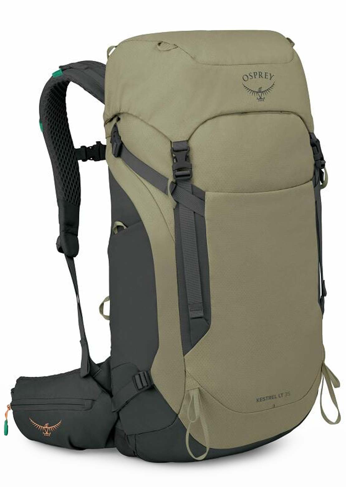 Osprey Men's Kestrel LT 35 Hiking Backpack Olive Tan