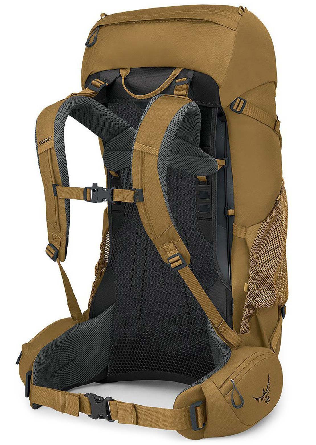 Osprey Men&#39;s Rook 50 Hiking Backpack Histosol Brown/Rhino Grey