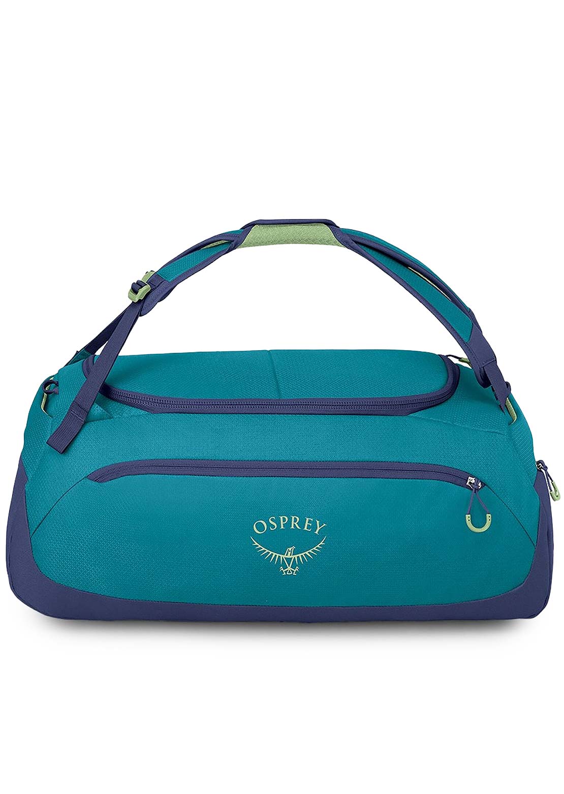 Osprey Unisex Daylite 45L Travel Duffel Bag Blue Spikemoss/Alkaline