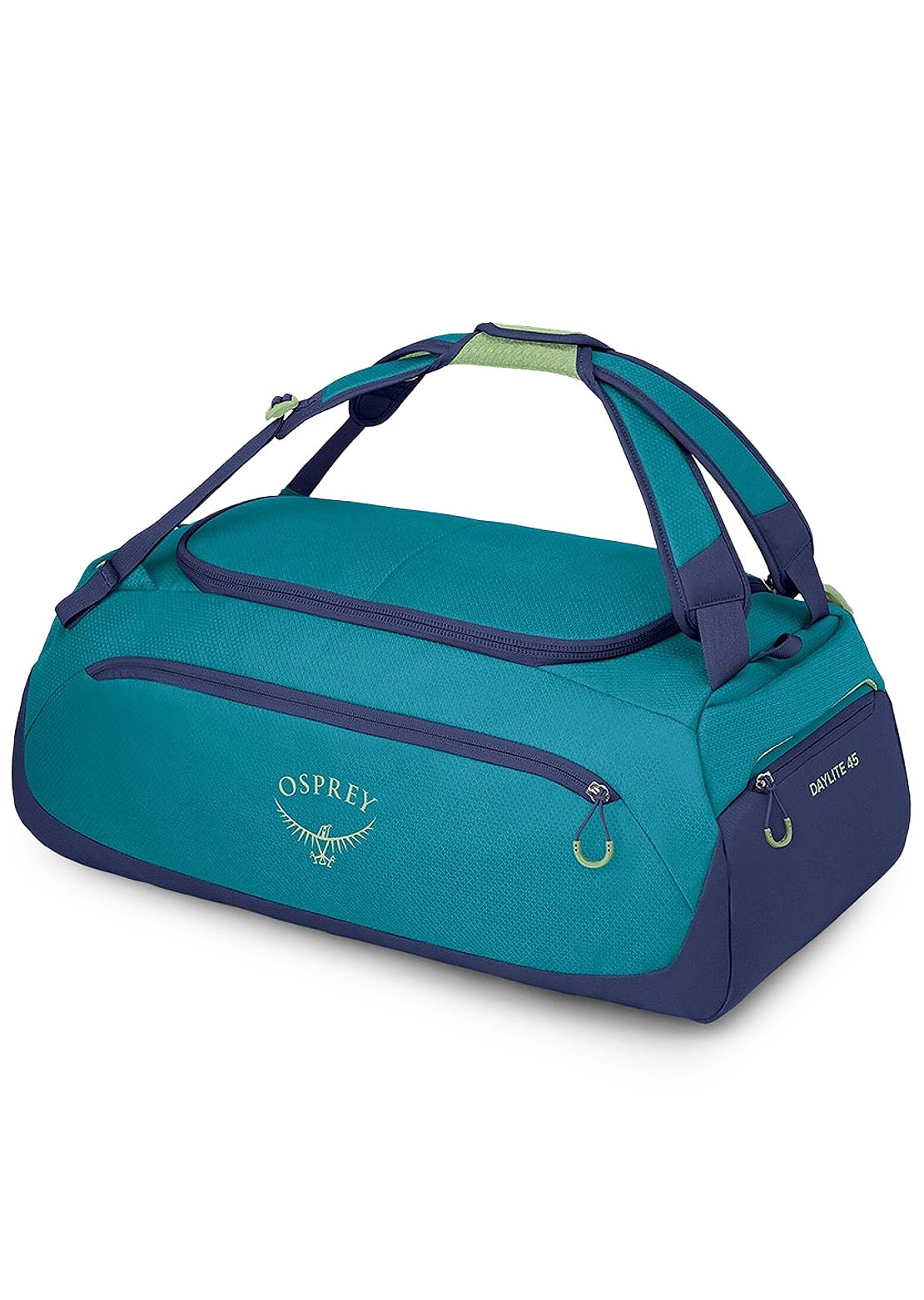 Osprey Unisex Daylite 45L Travel Duffel Bag Blue Spikemoss/Alkaline