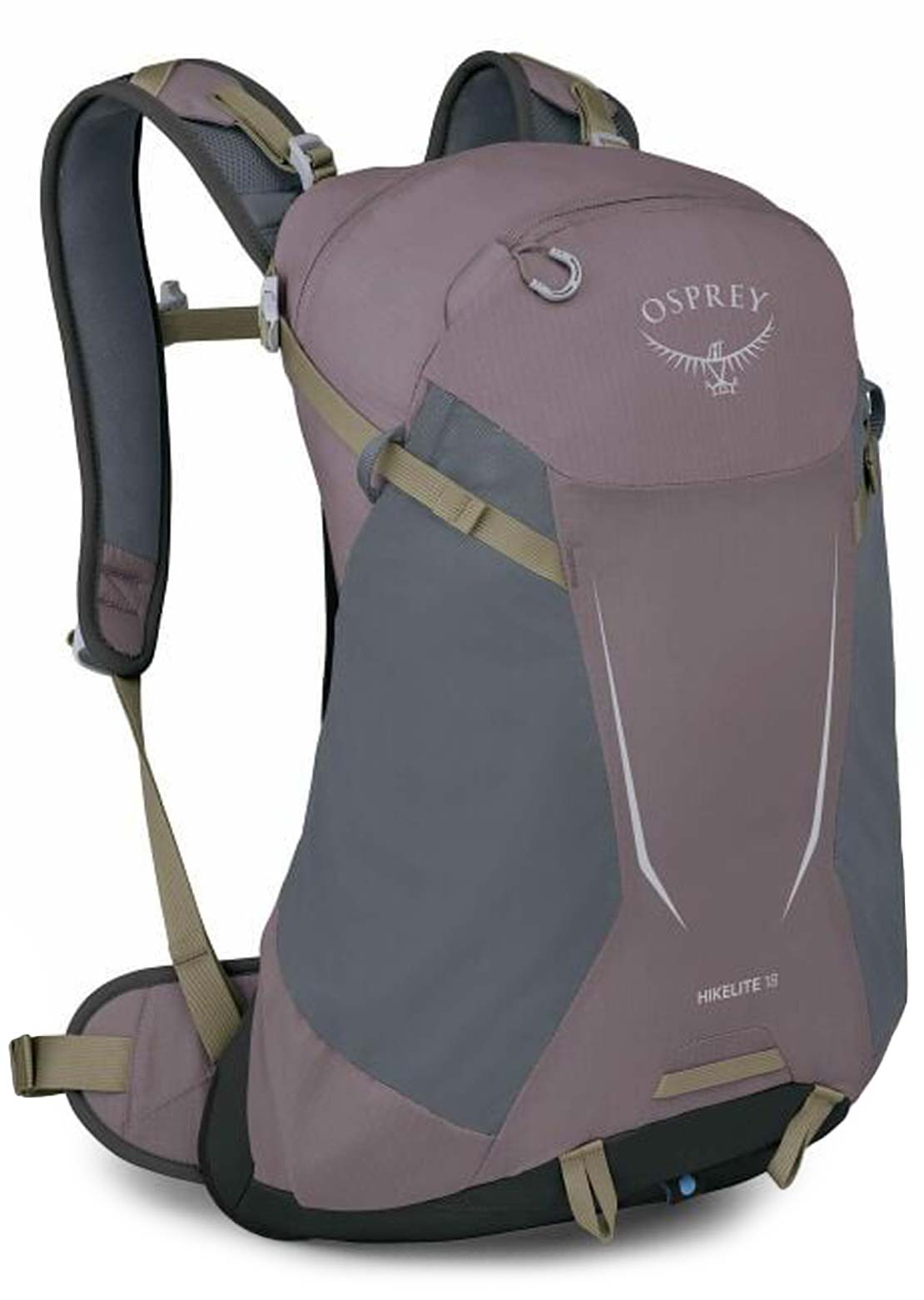 Osprey Unisex Hikelite 18 Hiking Backpack Graphite Purple
