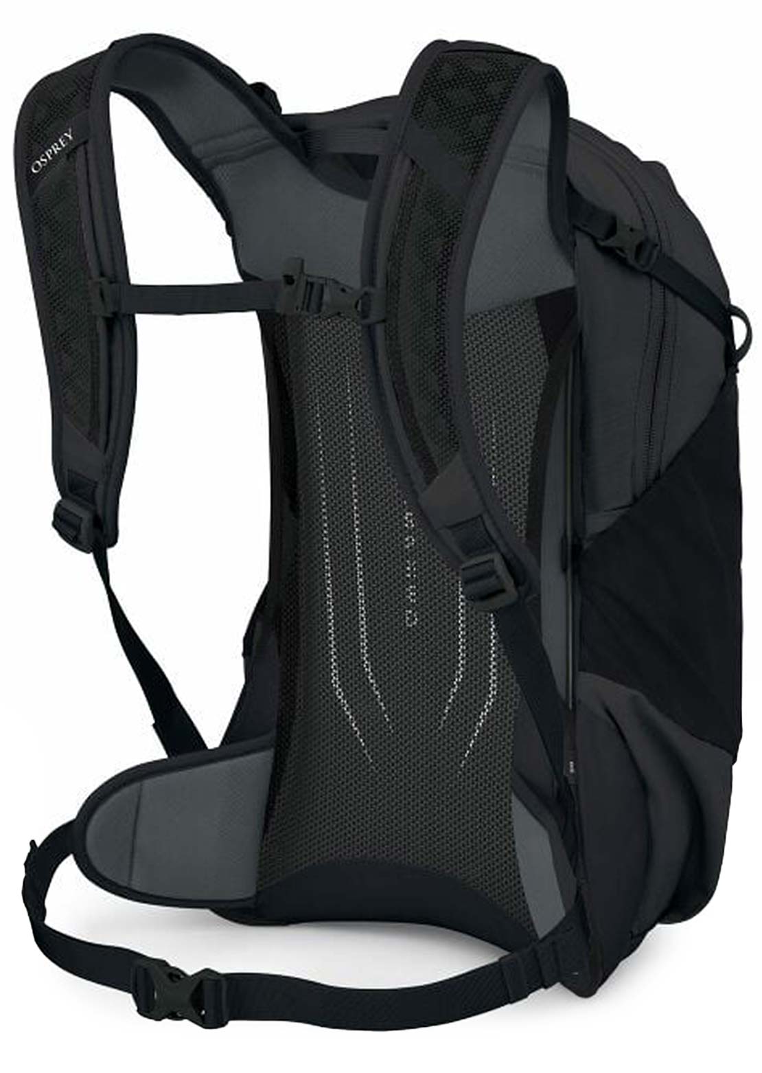 Osprey Unisex Hikelite 18 Hiking Backpack Black