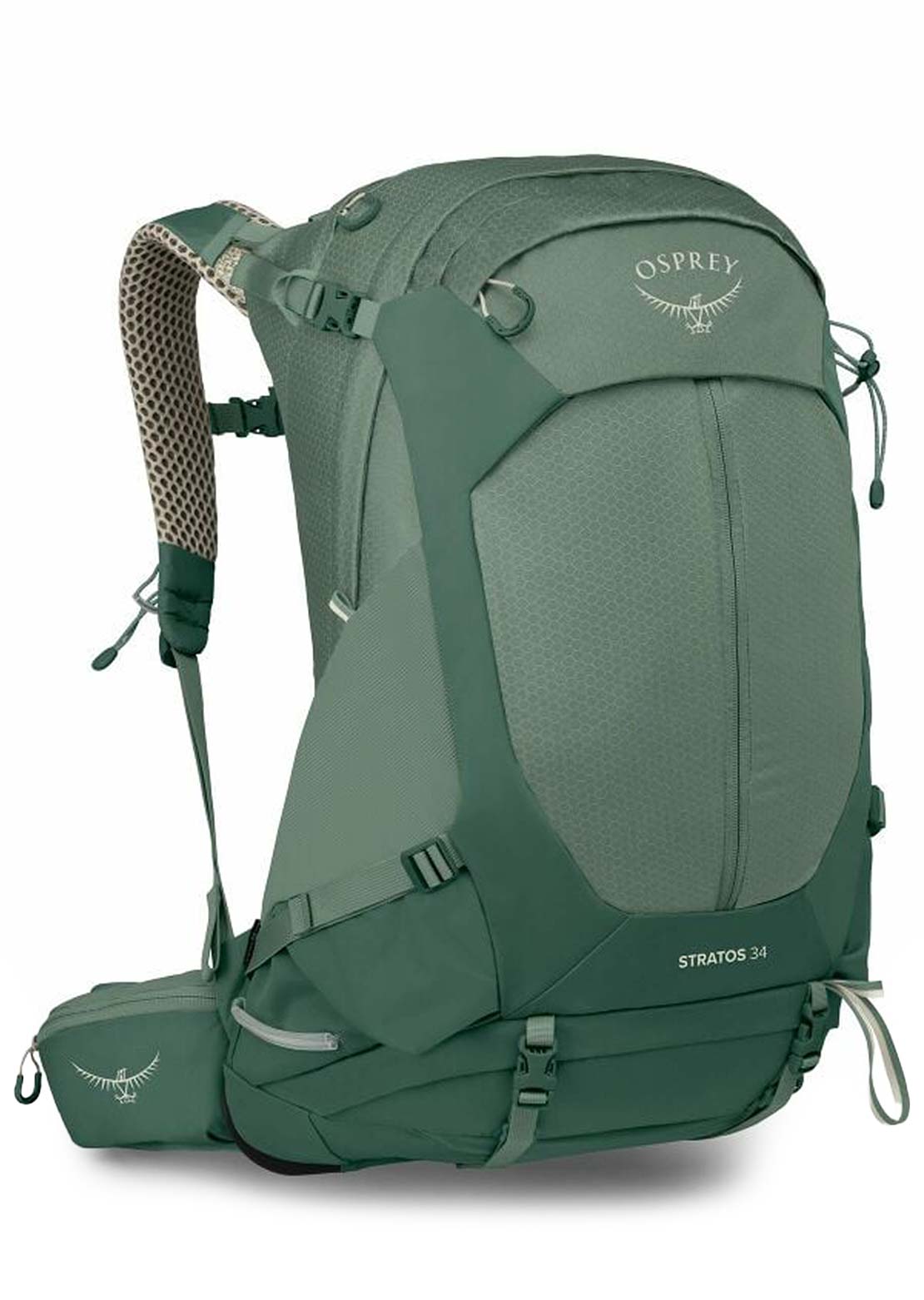 Osprey Unisex Stratos 34 Hiking Backpack Pine Leaf Green