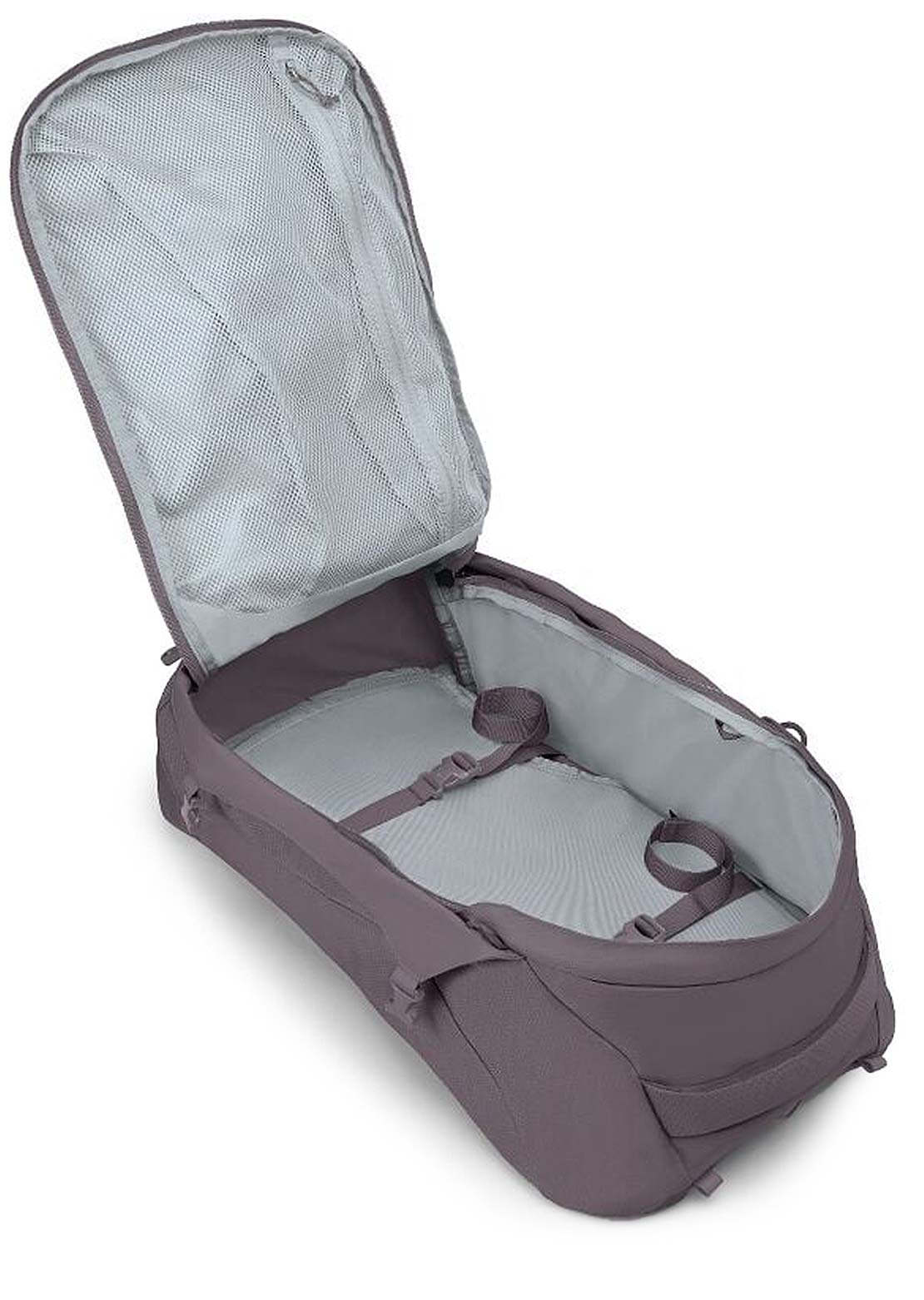 Osprey Women's Fairview 55 Travel Backpack Graphite Purple