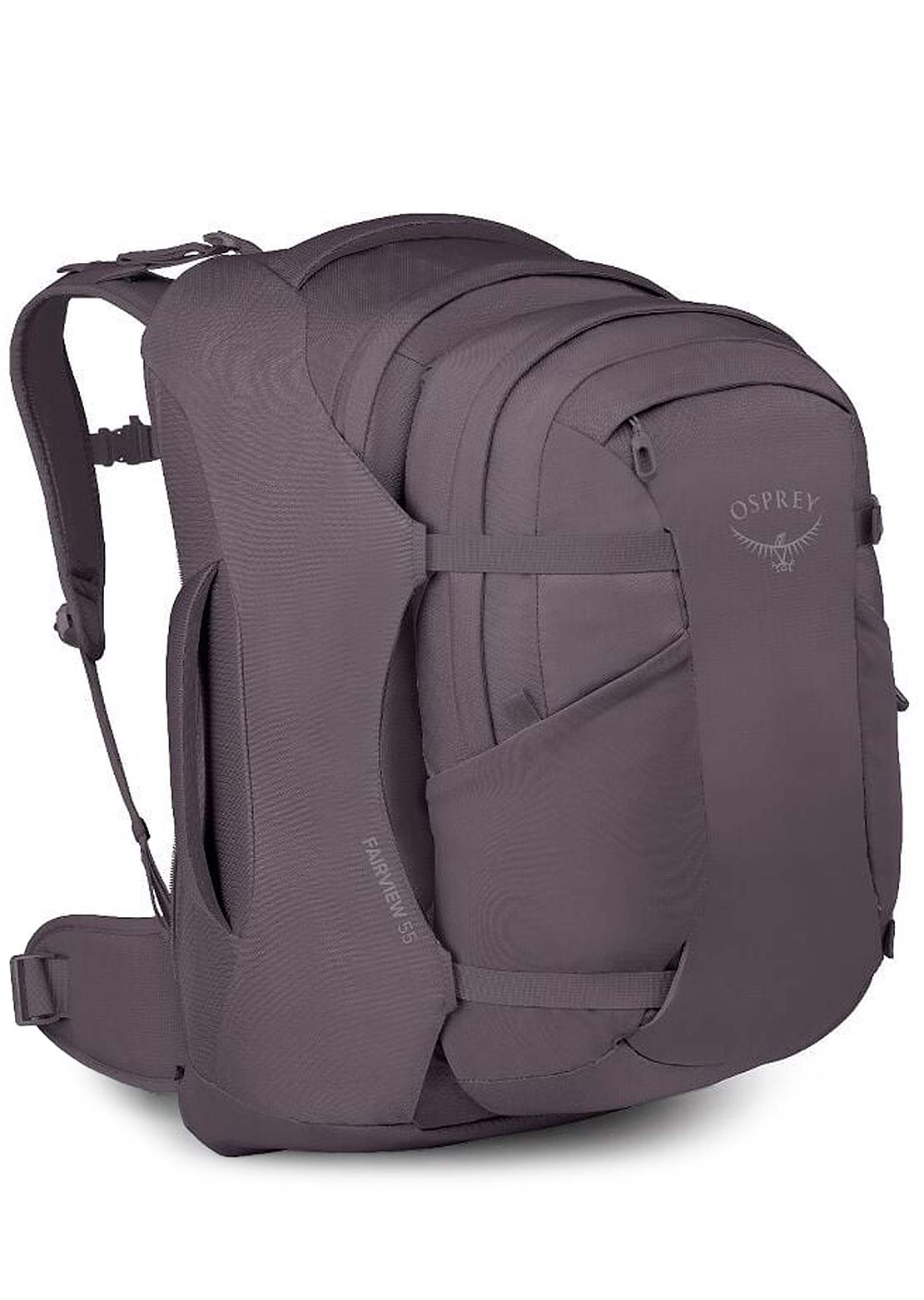 Osprey Women's Fairview 55 Travel Backpack Graphite Purple