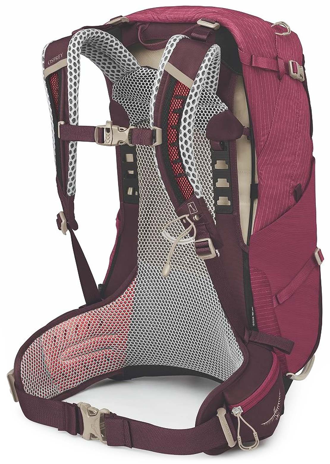 Osprey Women's Sirrus 34 Hiking Backpack Elderberry Purple/Chiru Tan