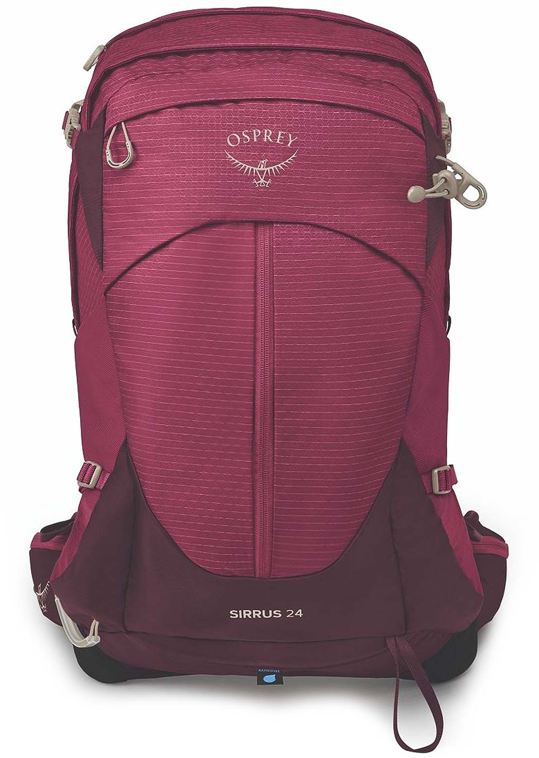 Osprey Women&#39;s Sirrus 34 Hiking Backpack Elderberry Purple/Chiru Tan