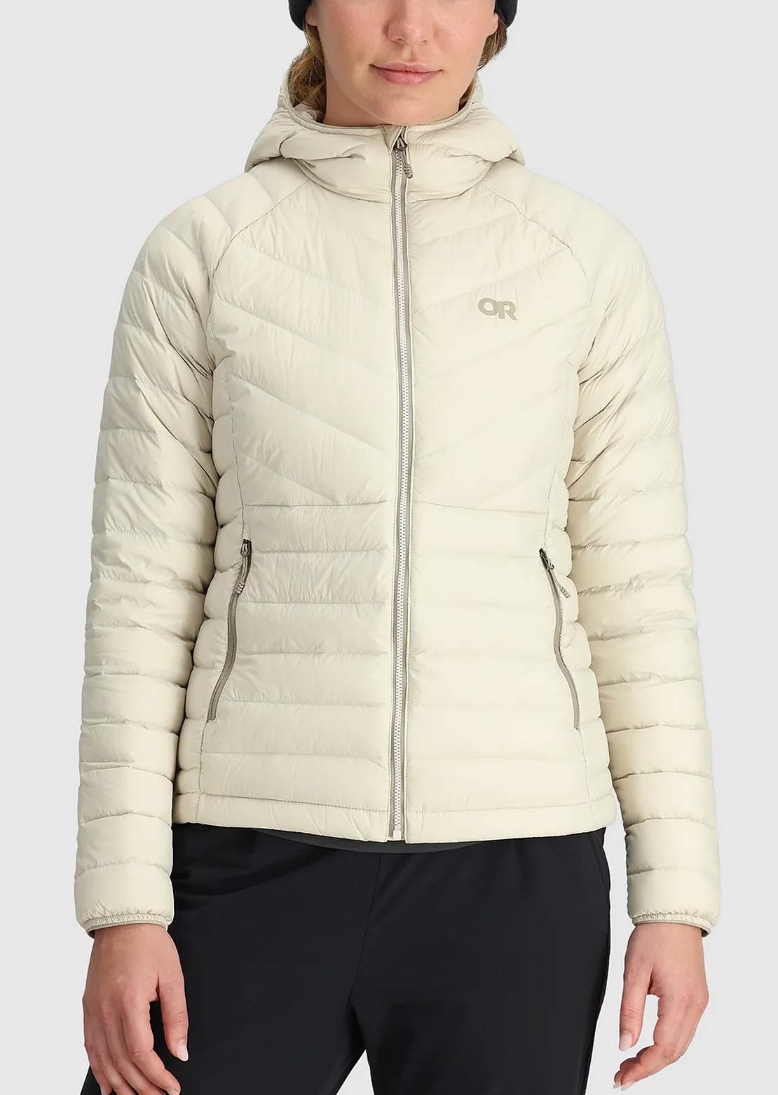 Outdoor Research Women's Transcendent Down Hood Oyster