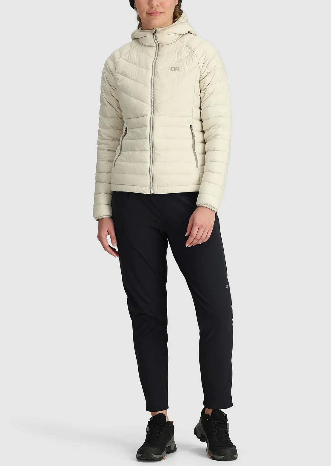 Outdoor Research Women's Transcendent Down Hood Oyster