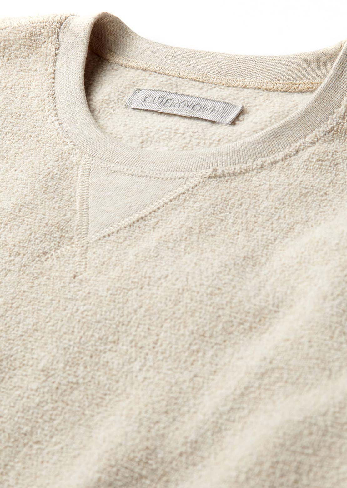 Outerknown Men&#39;s Hightide Crew Longsleeve Oatmeal Heather