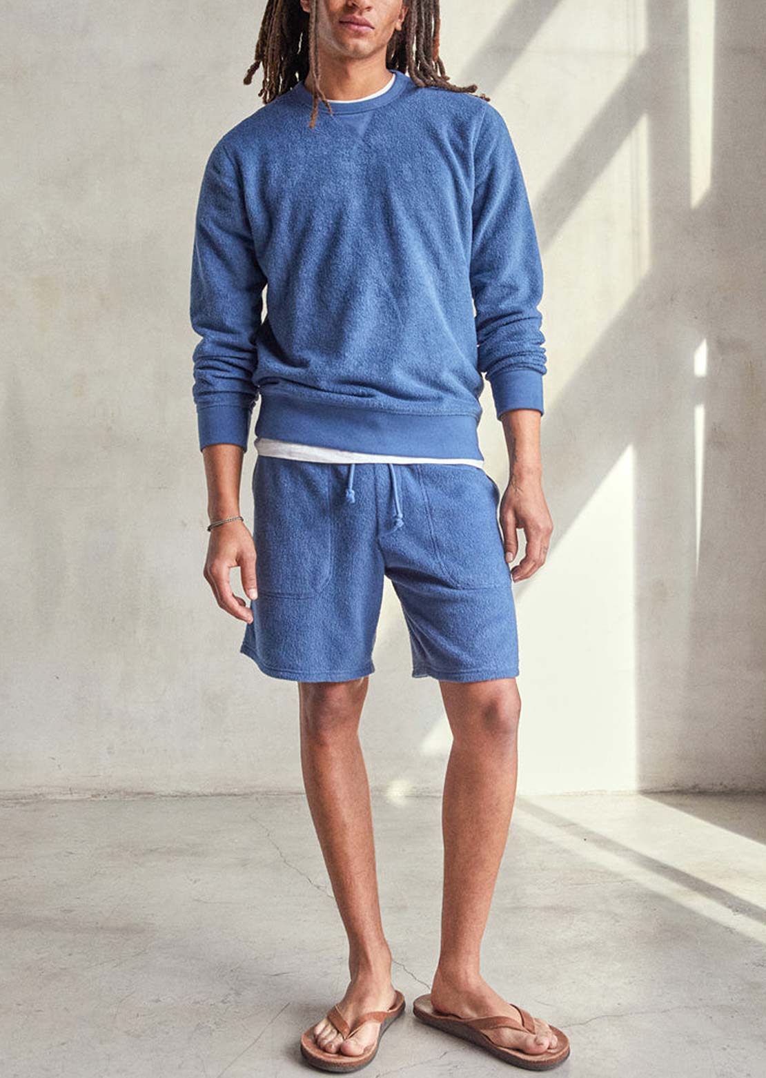 Outerknown Men&#39;s Hightide Crew Longsleeve Twizone