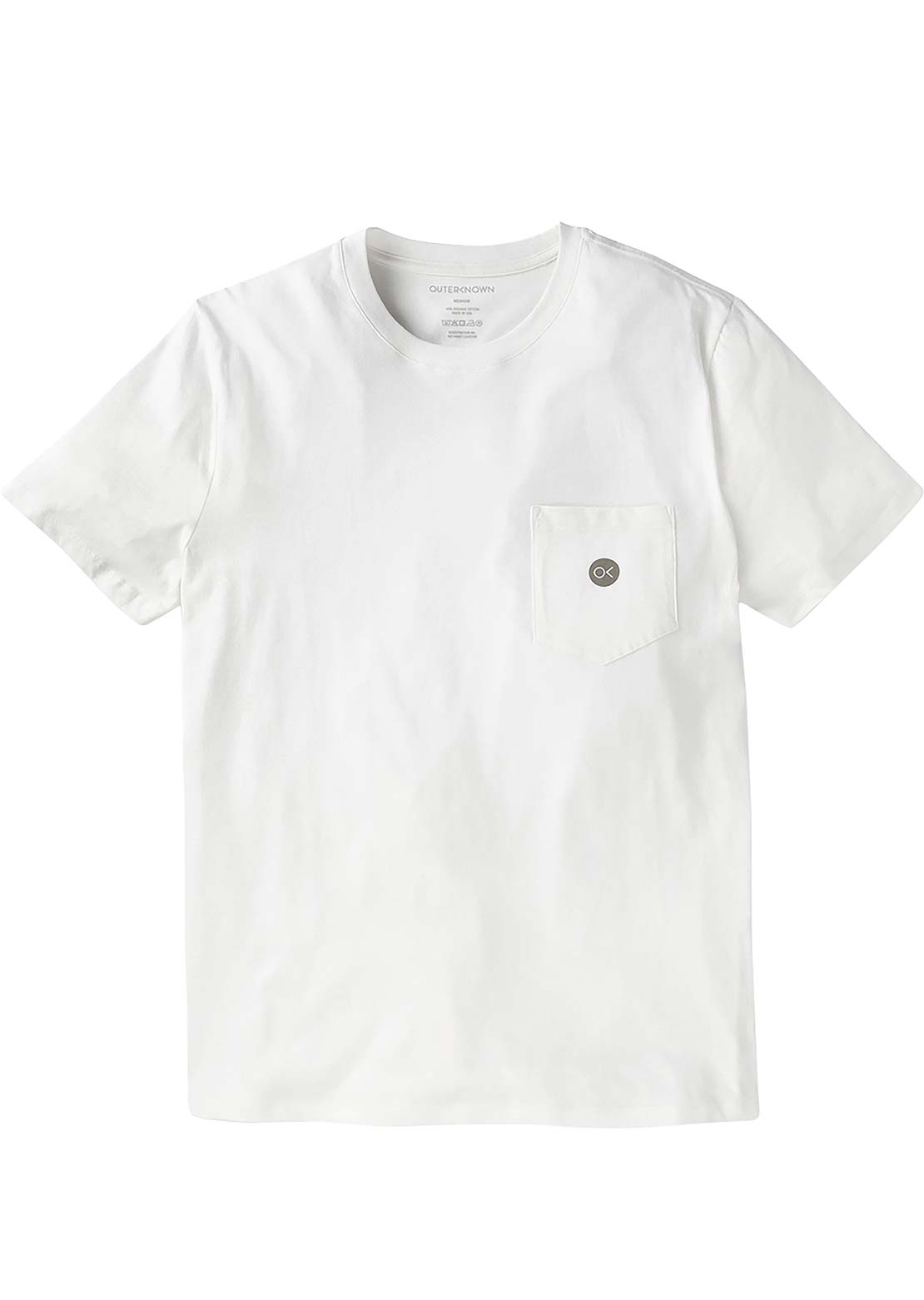 Outerknown Men&#39;s OK Dot Pocket T-Shirt Salt
