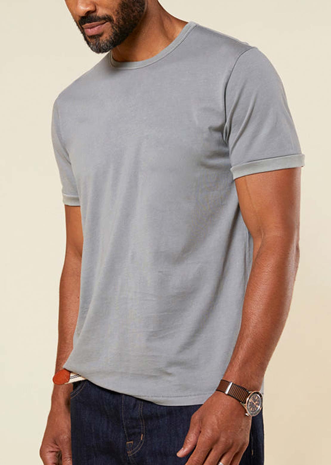 Outerknown Men&#39;s Sojourn T-Shirt Tarmac Grey