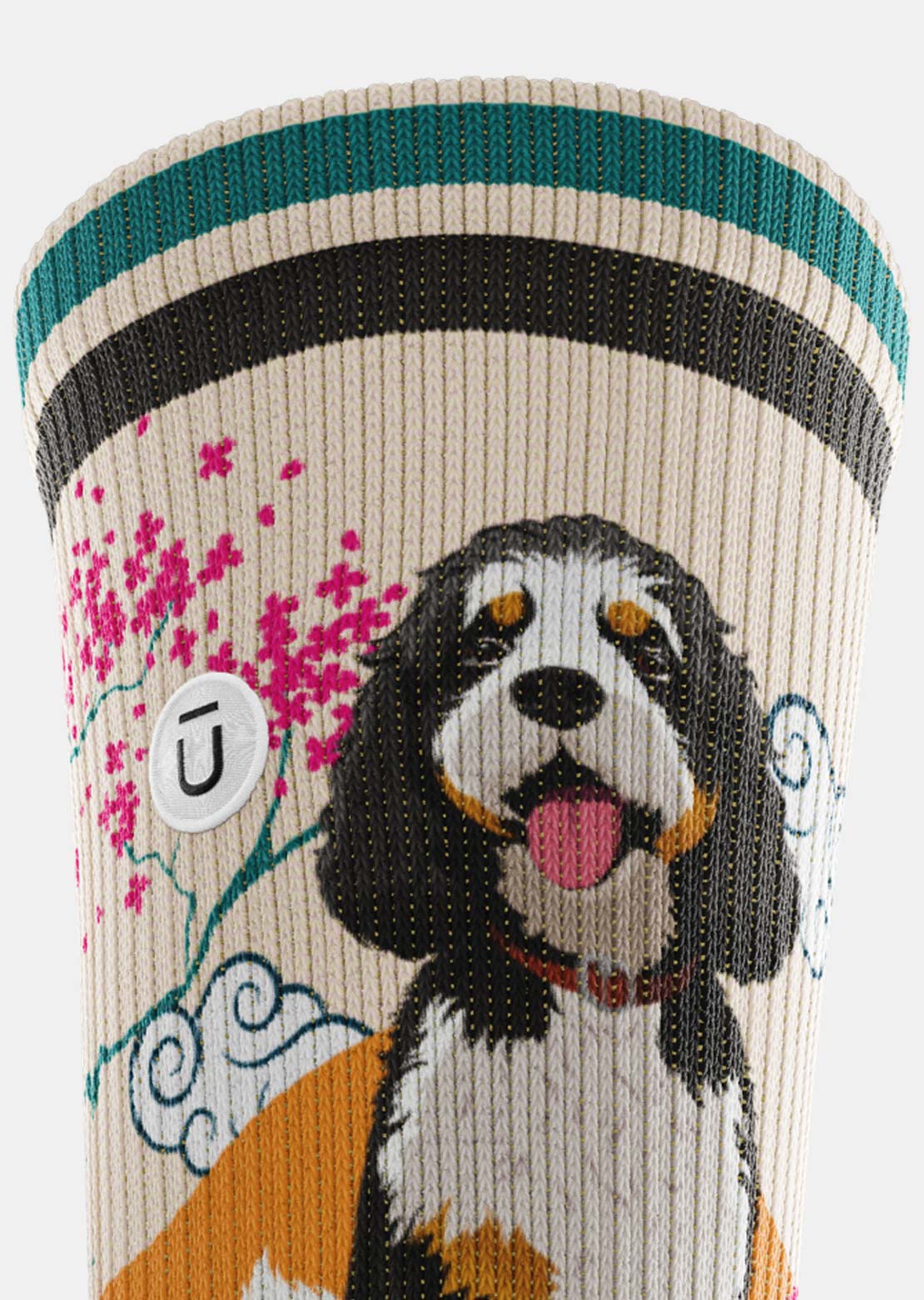 Outway Bernedoodle Crew Socks