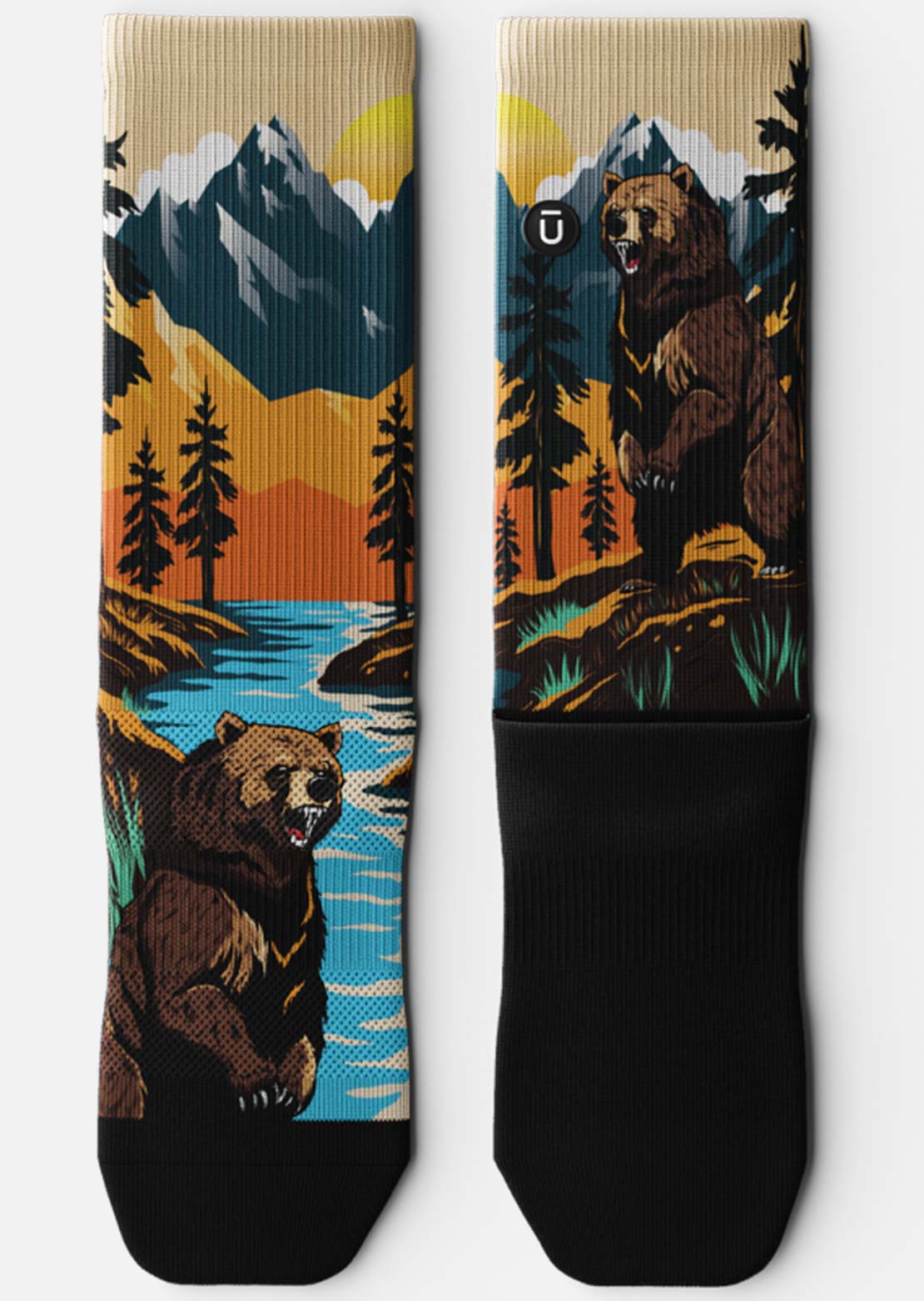Outway Grizzly Bear Crew Socks