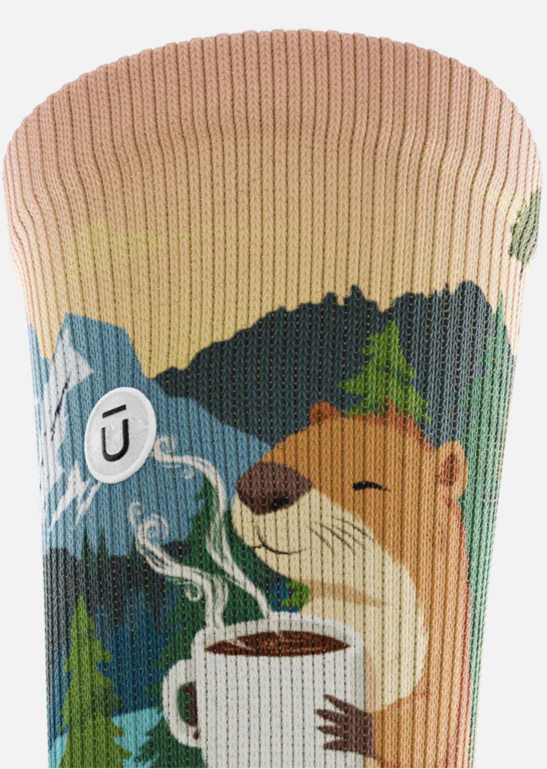 Outway Unisex Beaver Buzz Crew Socks