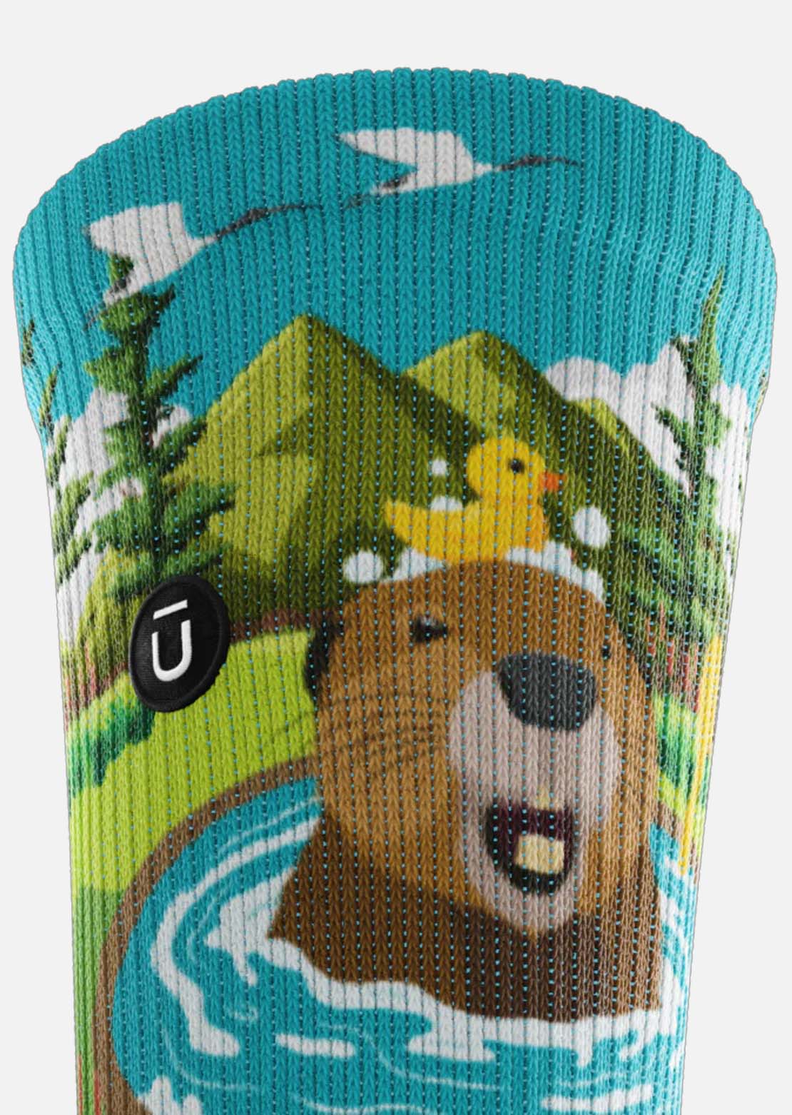 Outway Unisex Bubbly Beaver Crew Socks