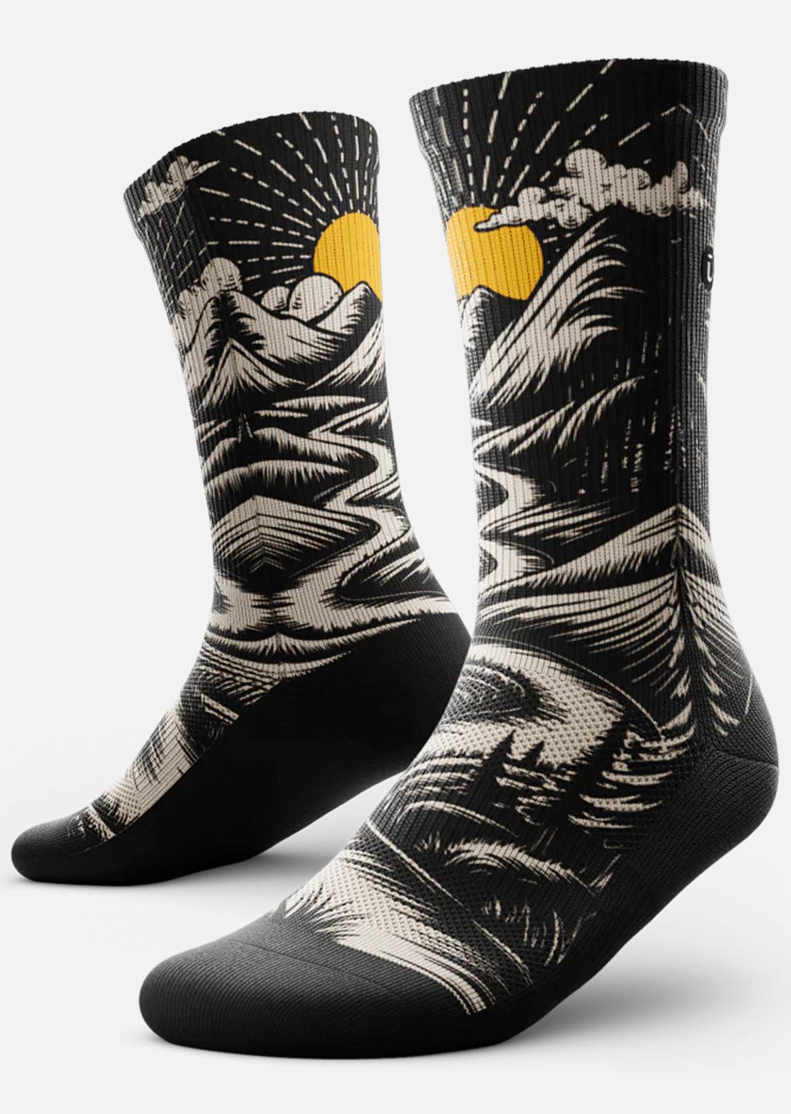 Outway Unisexe Contrast Valley Crew Chaussettes