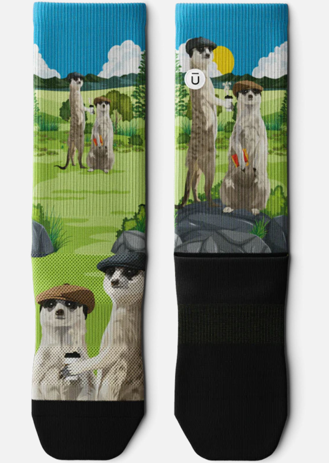 Outway Unisex Espresso Expedition Crew Socks
