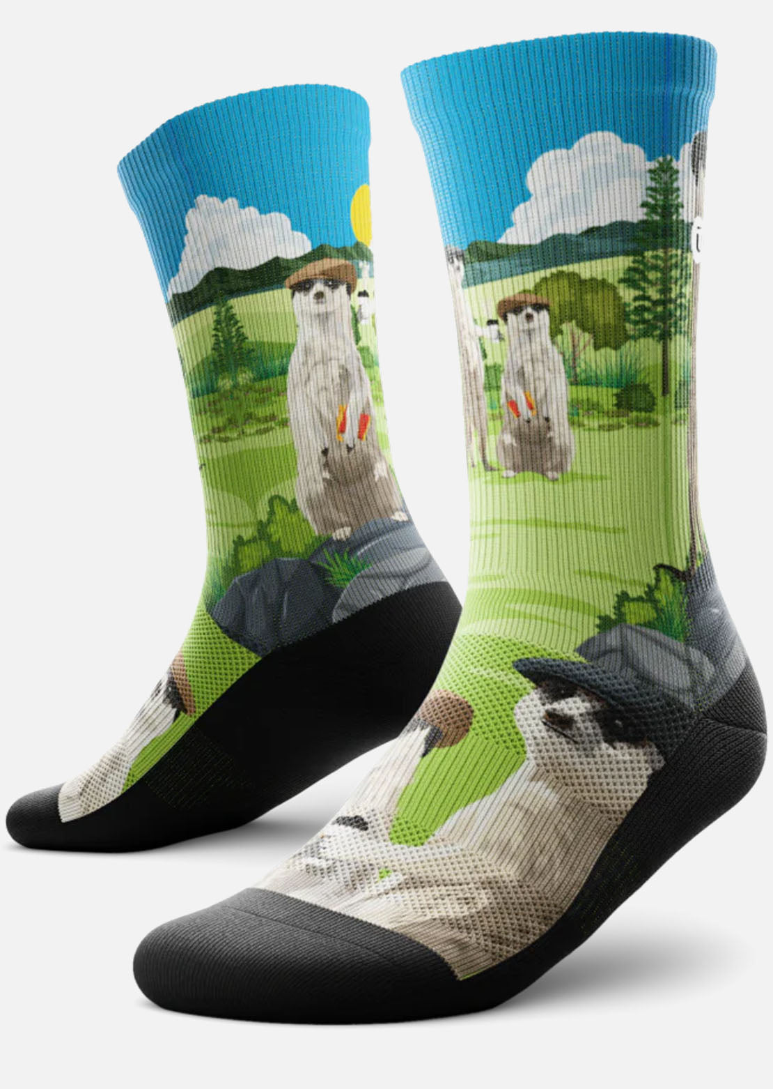 Outway Unisex Espresso Expedition Crew Socks