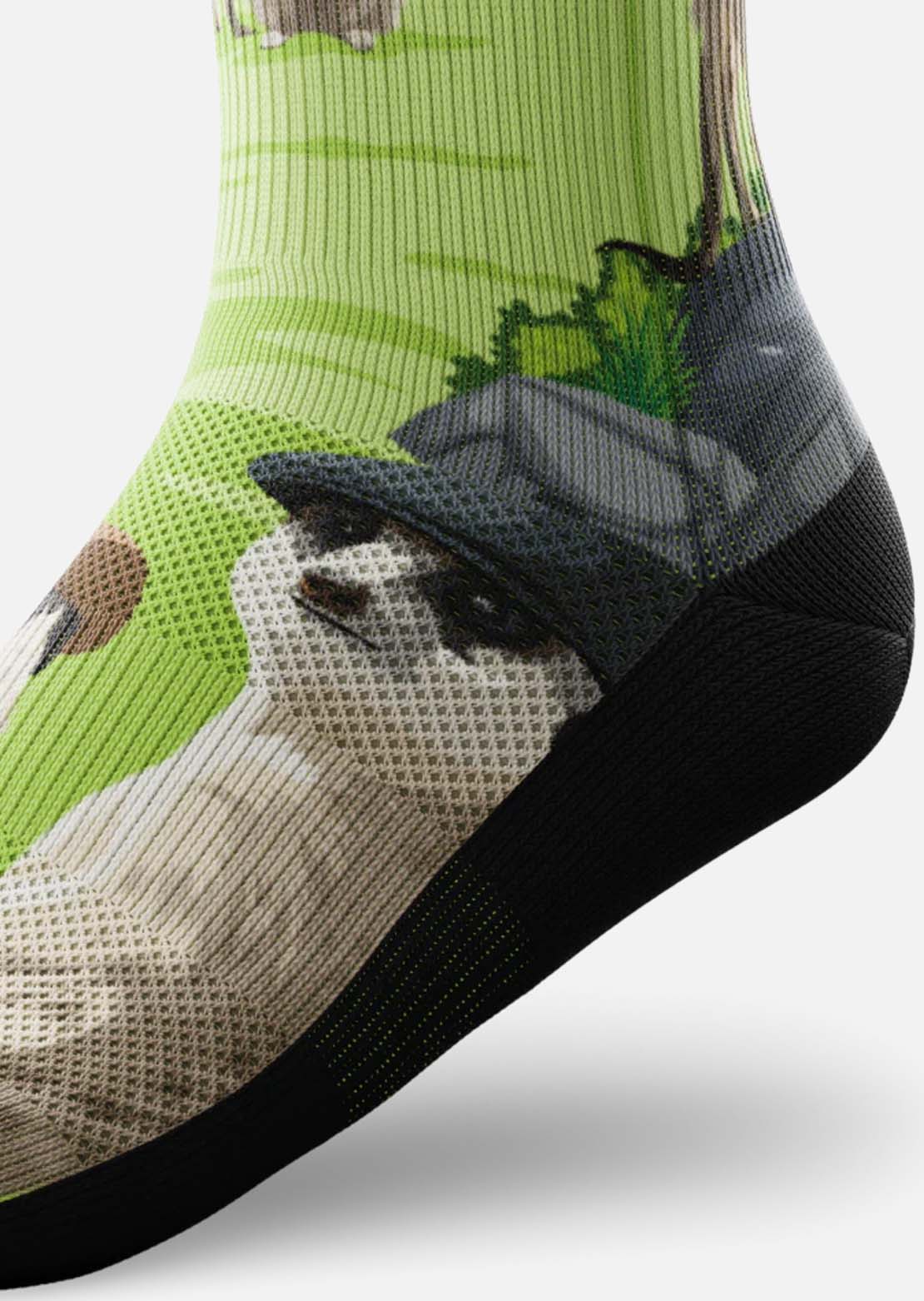 Outway Unisex Espresso Expedition Crew Socks