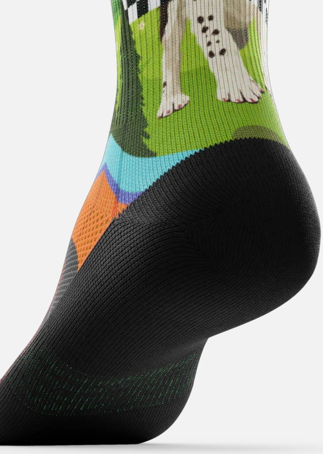 Outway Unisex Fur-st to Finish Crew Socks