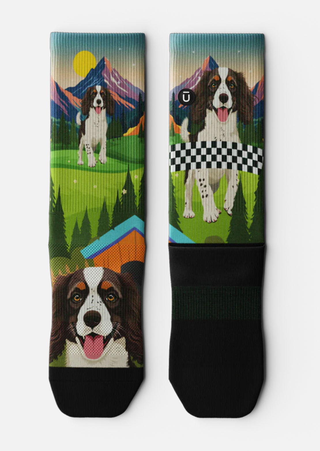 Outway Unisex Fur-st to Finish Crew Socks