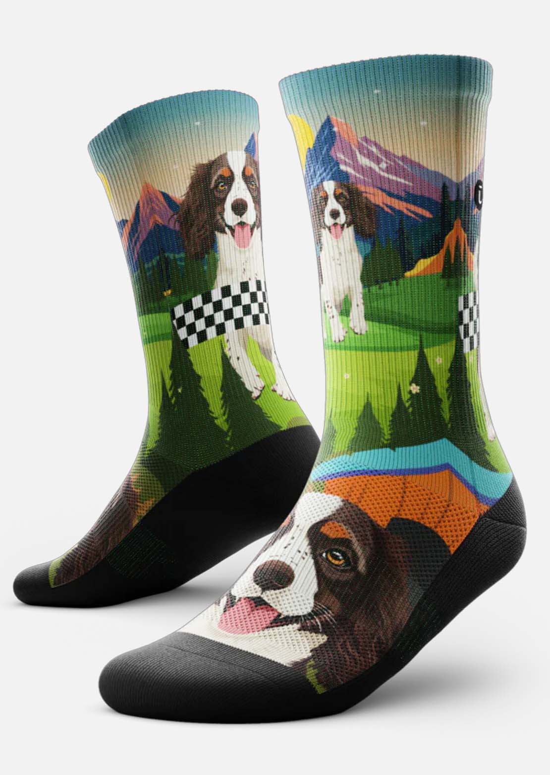 Outway Unisex Fur-st to Finish Crew Socks