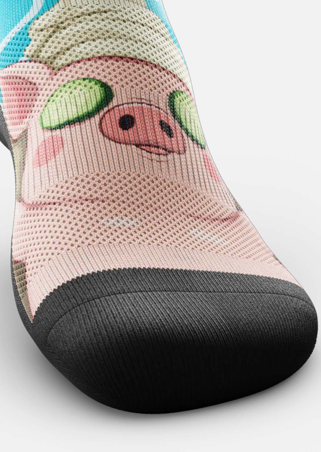 Outway Unisex Just Oink It Crew Socks