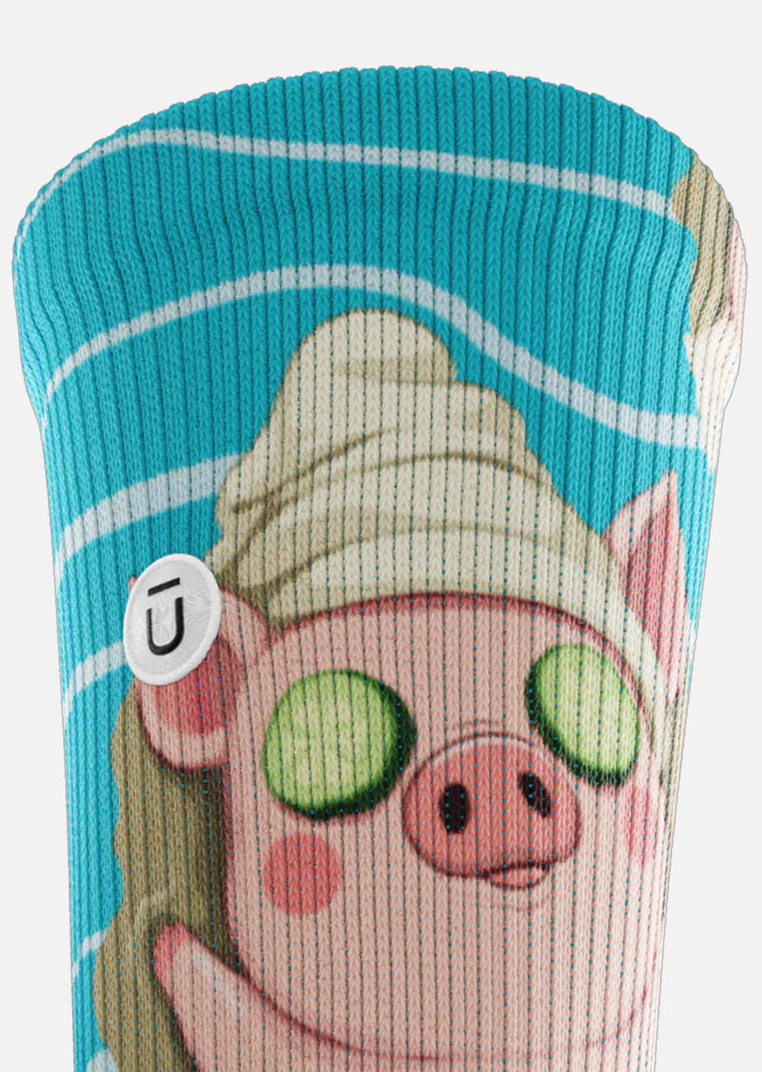 Outway Unisex Just Oink It Crew Socks