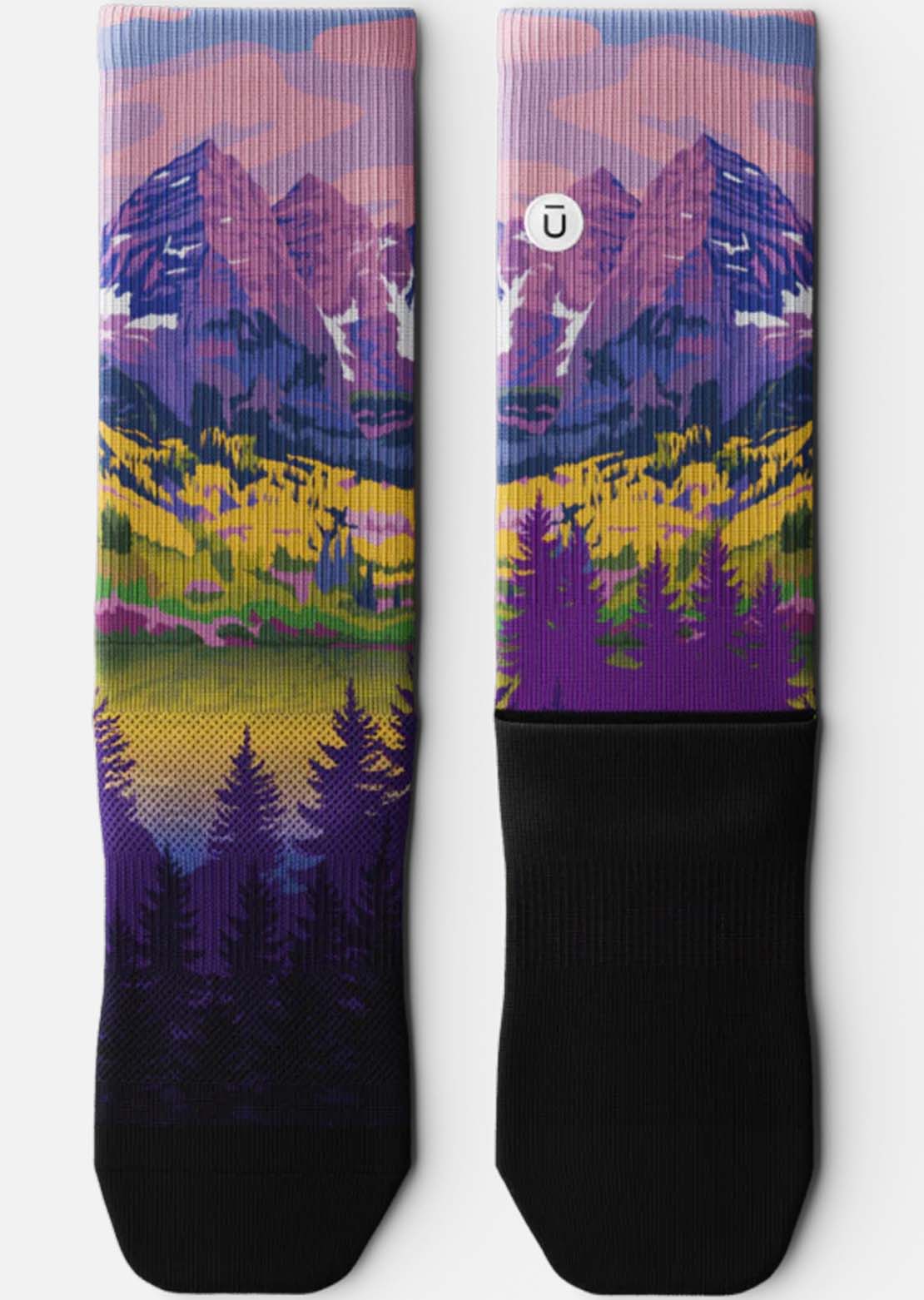 Outway Unisex Lavender Height Crew Socks