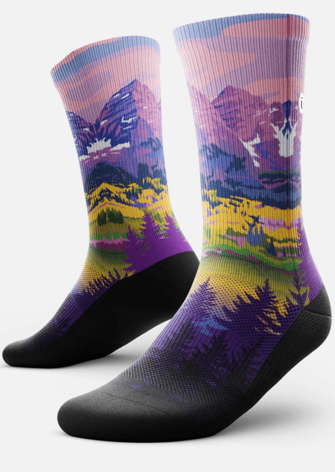 Outway Unisex Lavender Height Crew Socks