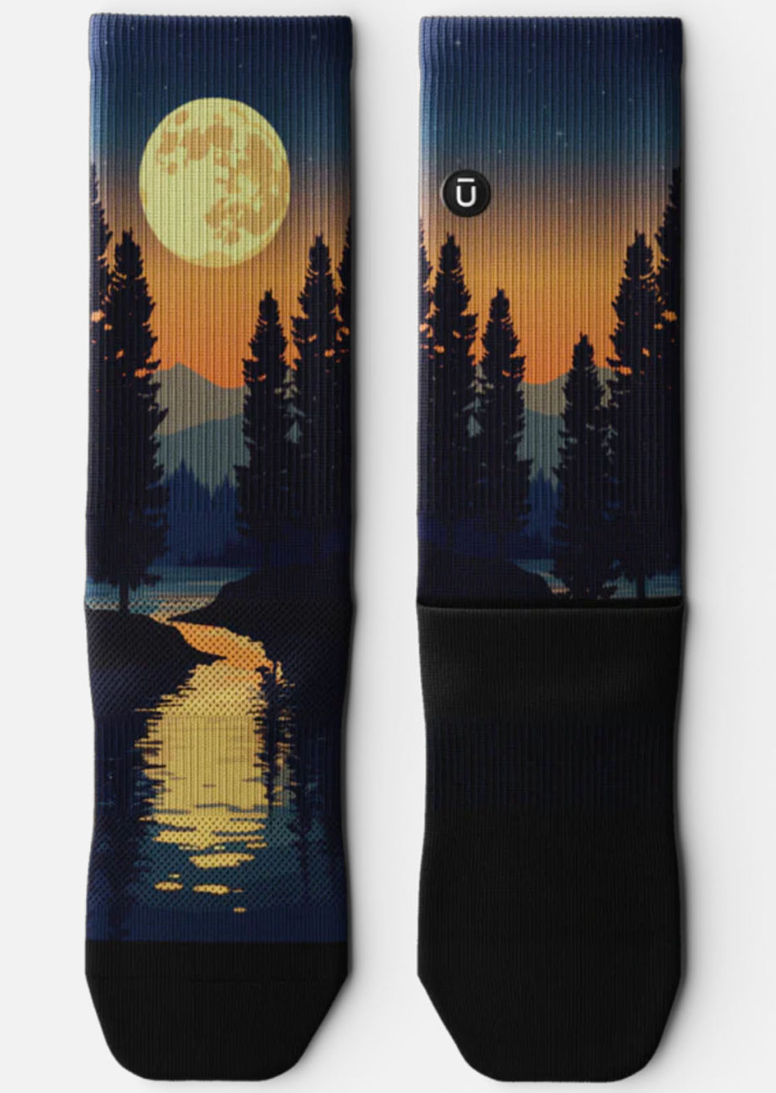 Outway Unisex Moonlight Drift Crew Socks