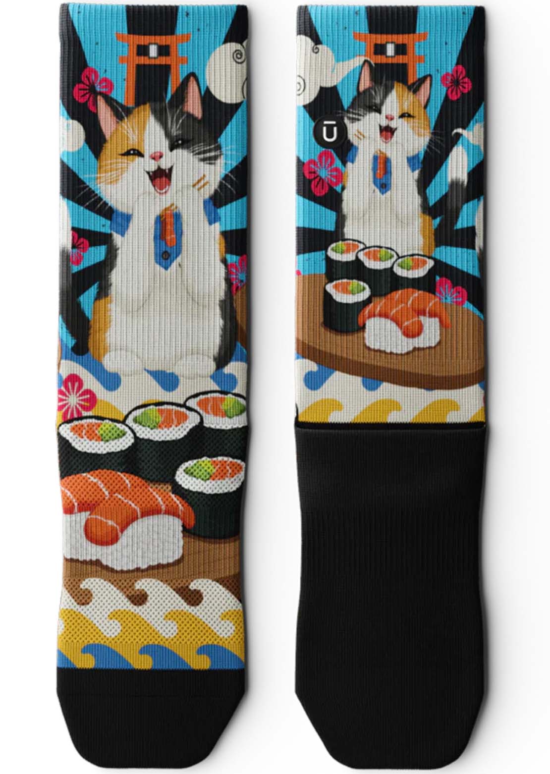 Outway Unisex Sushi Purrfection Crew Socks