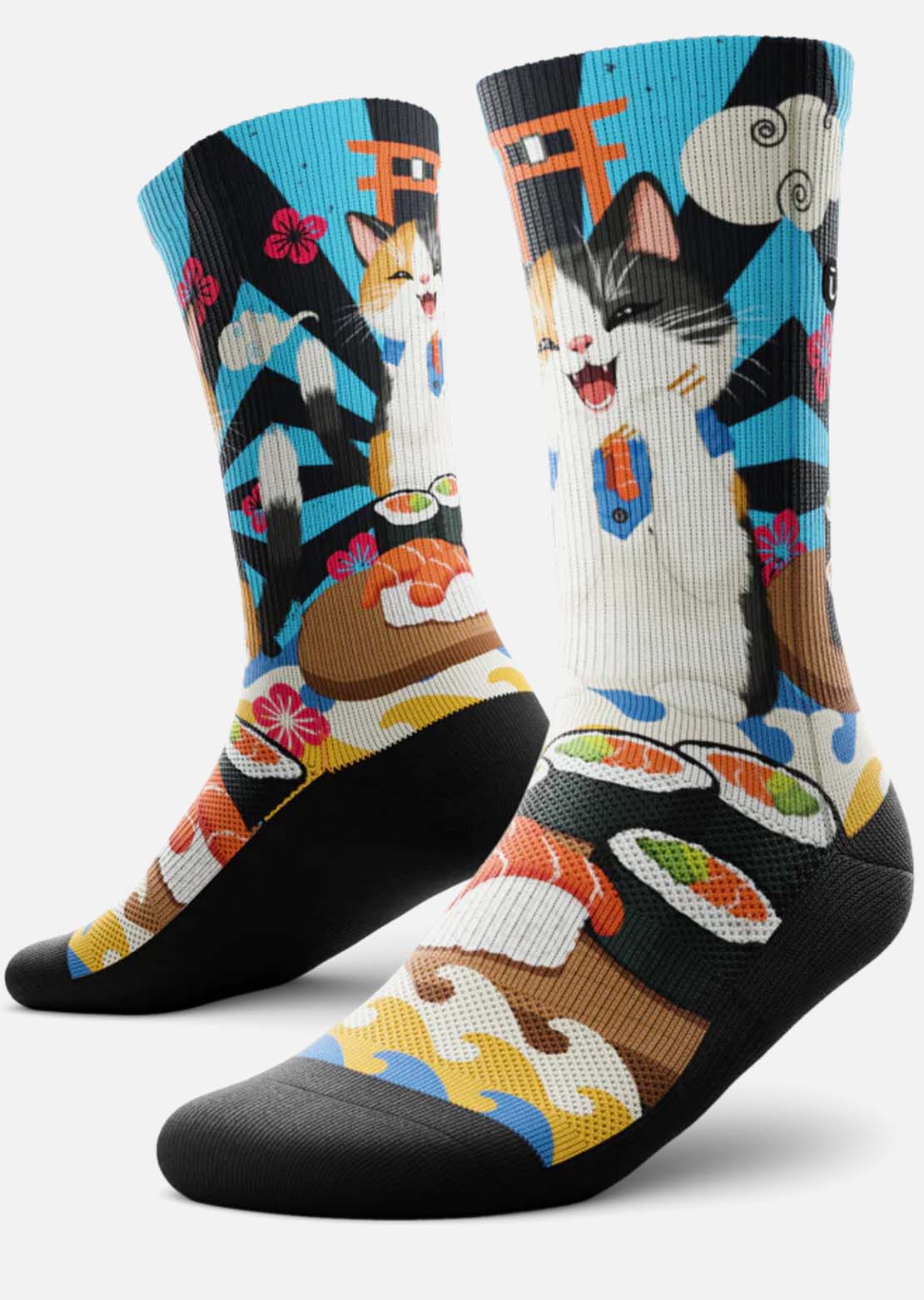 Outway Unisex Sushi Purrfection Crew Socks