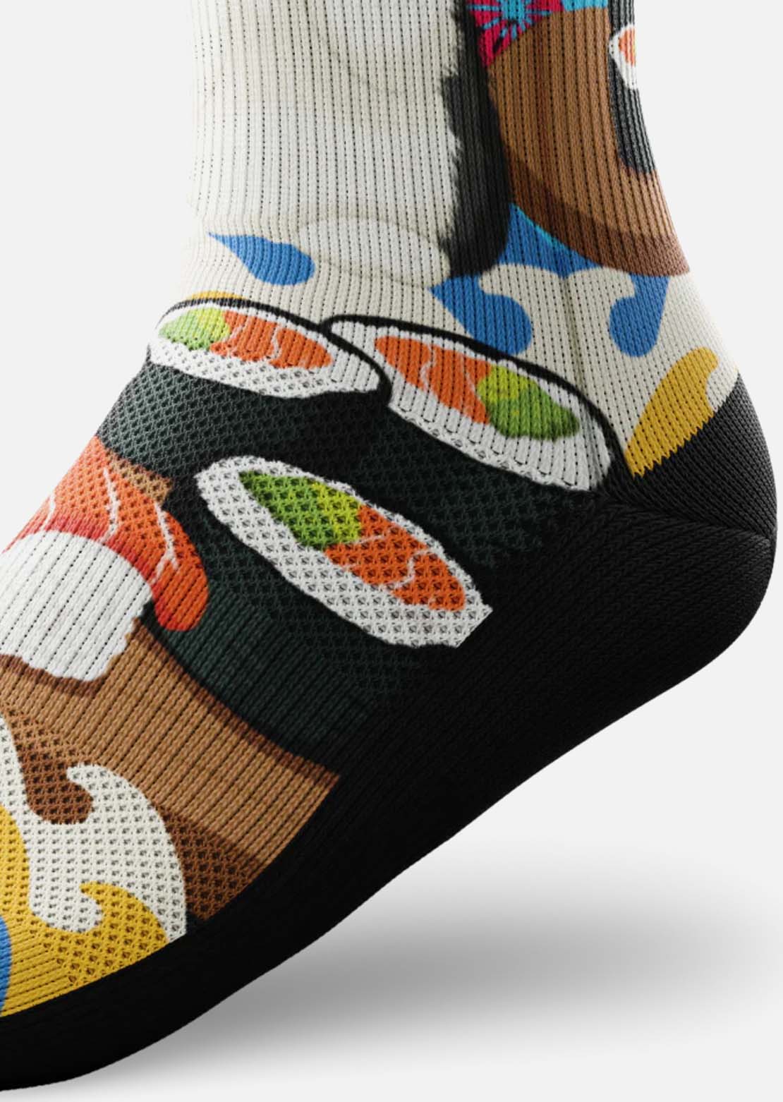 Outway Unisex Sushi Purrfection Crew Socks