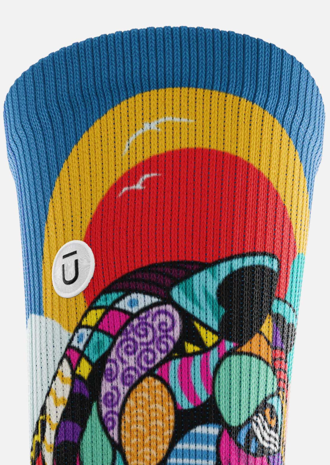 Outway Unisex Wild Grid Crew Socks