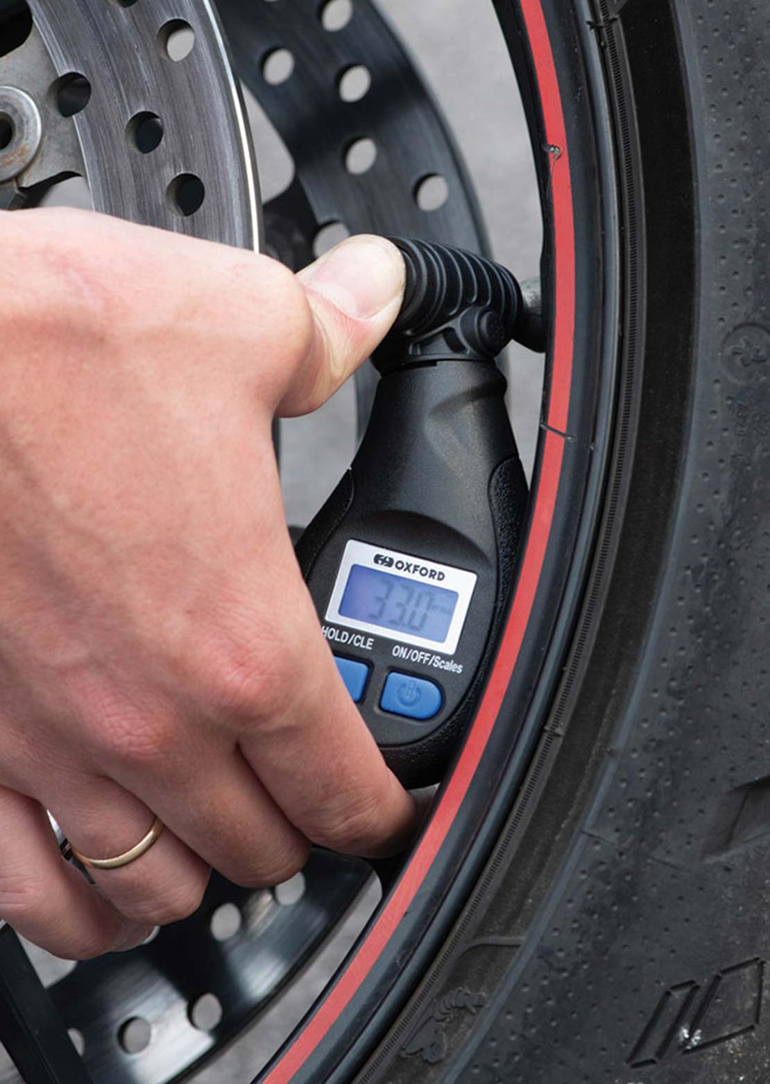 Oxford Digital Bike Gauge Black