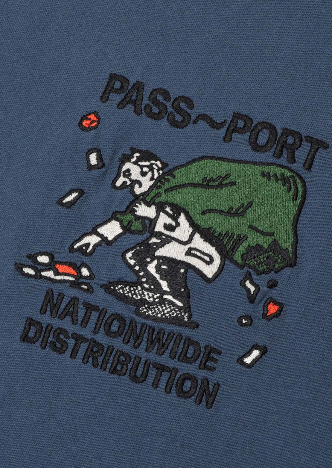 Pass-Port Men's Distribution T-Shirt Harbor Blue