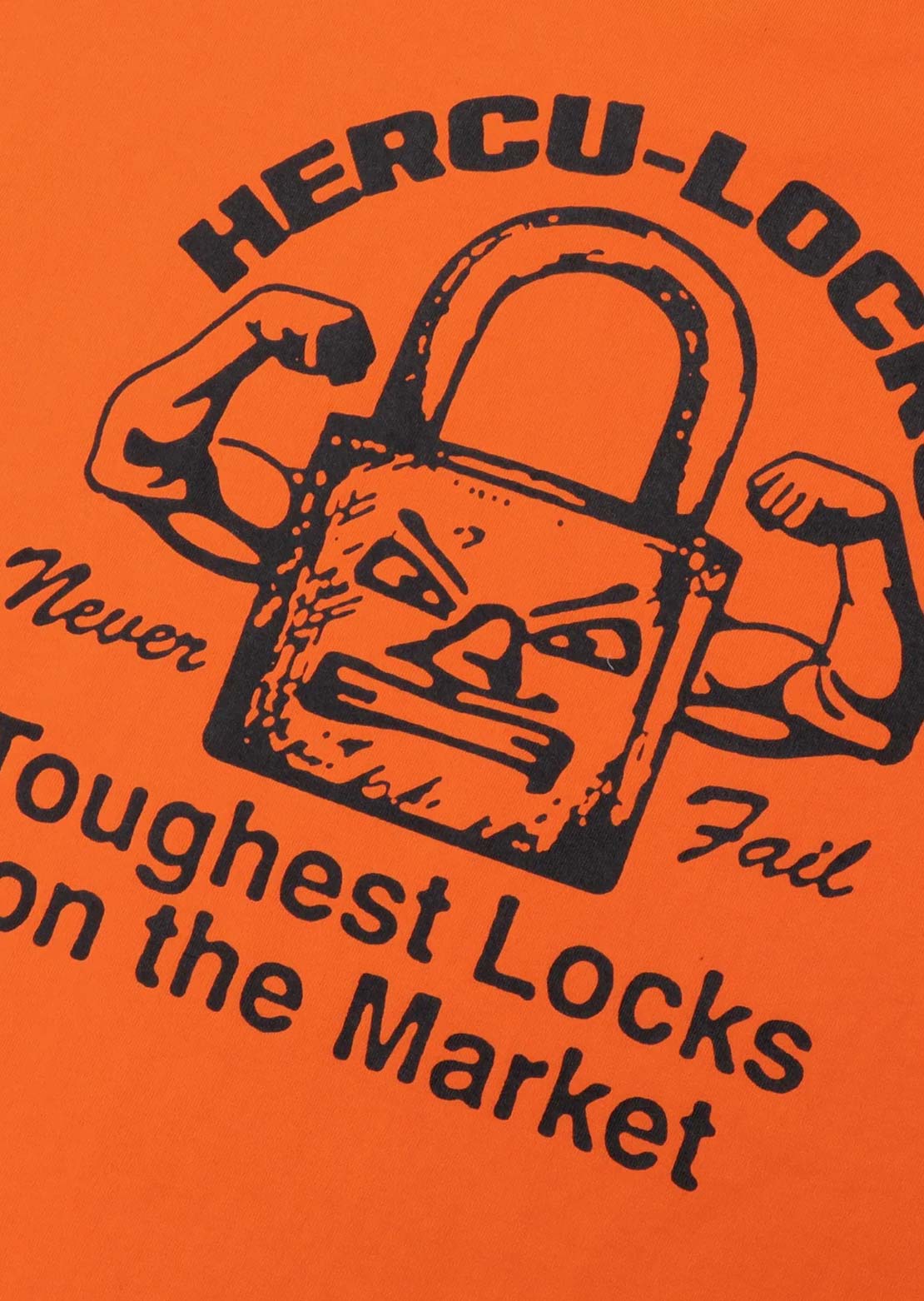 Pass-Port Men's Hercu-locks T-Shirt Safety Orange