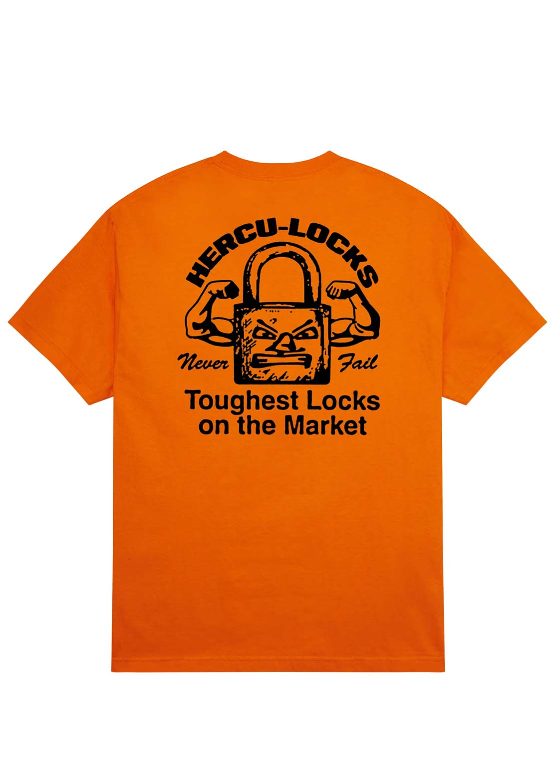 Pass-Port Men's Hercu-locks T-Shirt Safety Orange