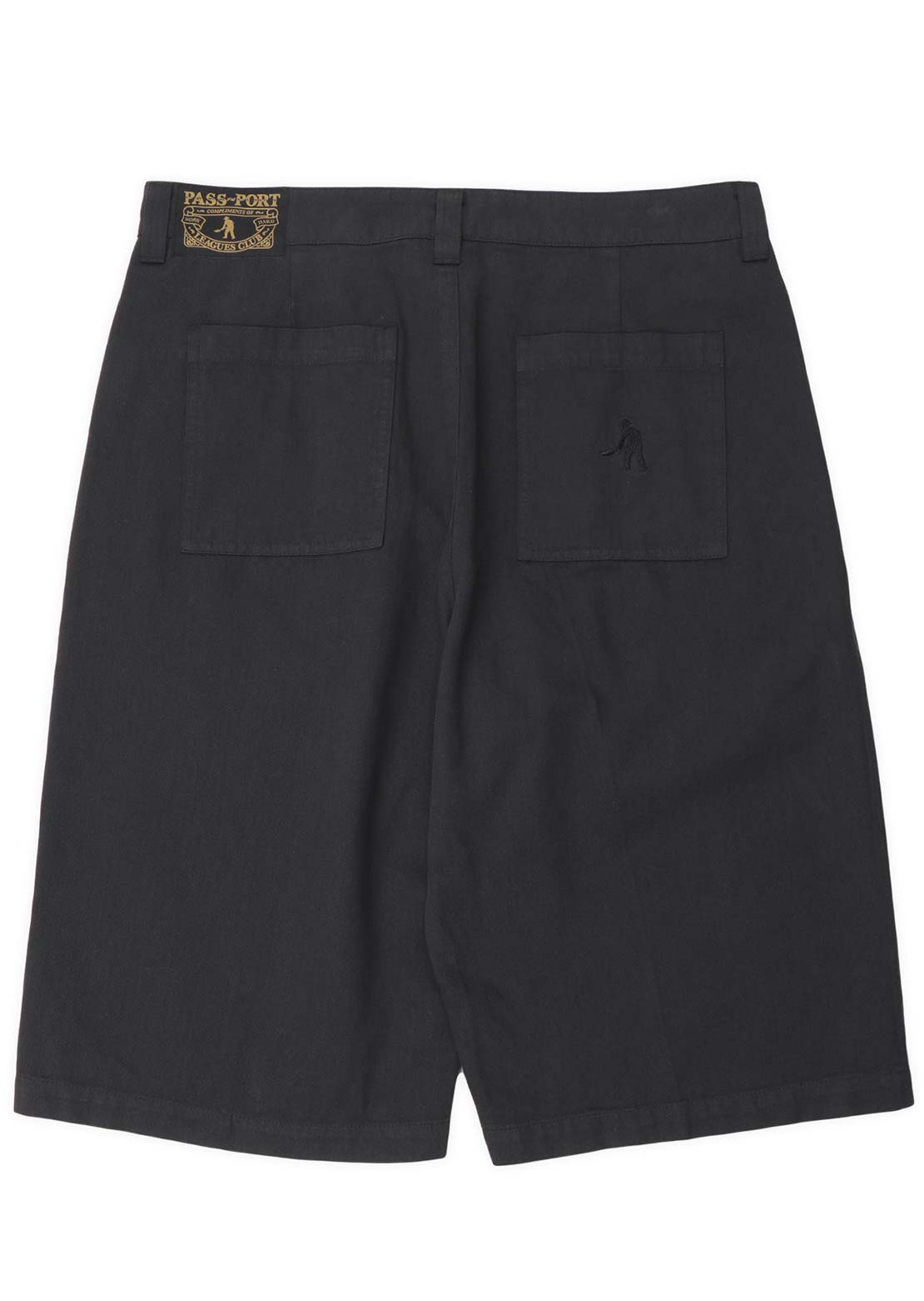 Pass-Port Men's Herringbone Leagues Club Shorts Vintage Black