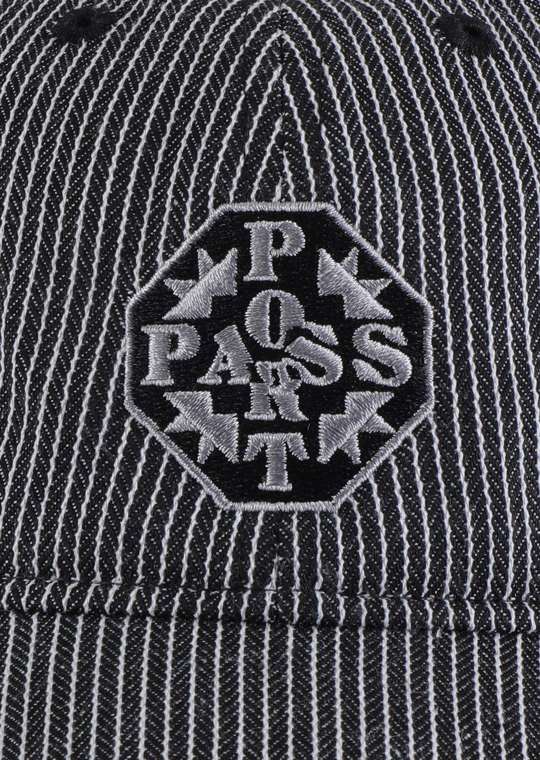 Pass-Port Men's Minted Leagues Cap Black Stripe