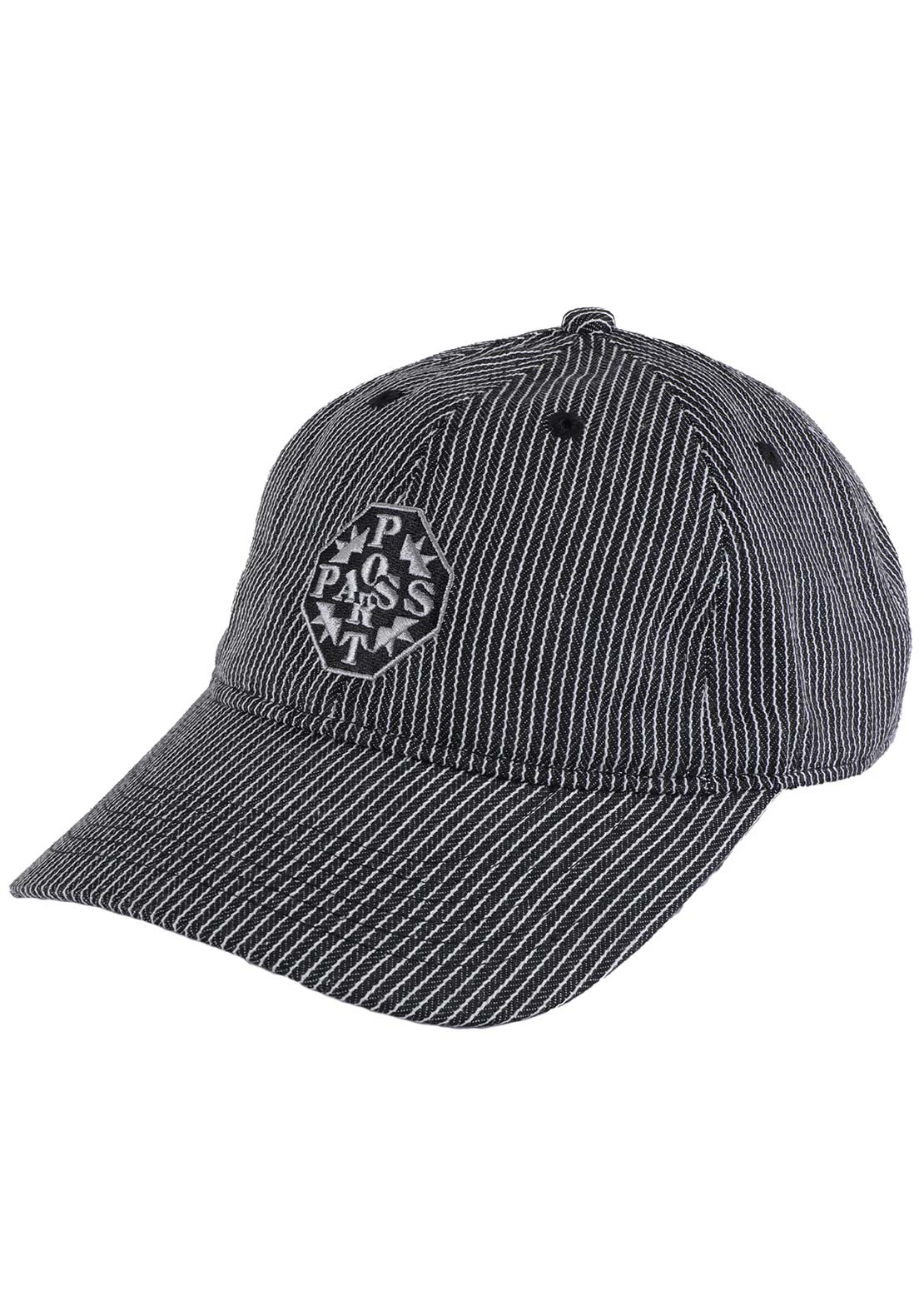 Pass-Port Men's Minted Leagues Cap Black Stripe
