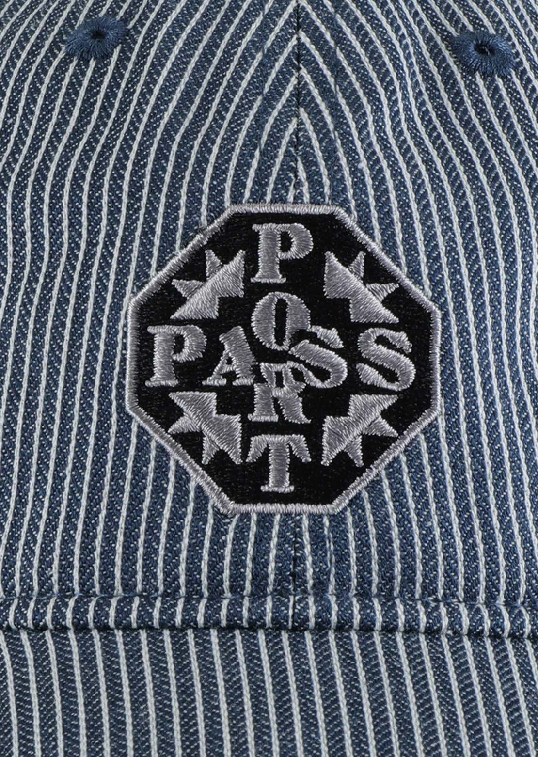 Pass-Port Men's Minted Leagues Cap Blue Stripe