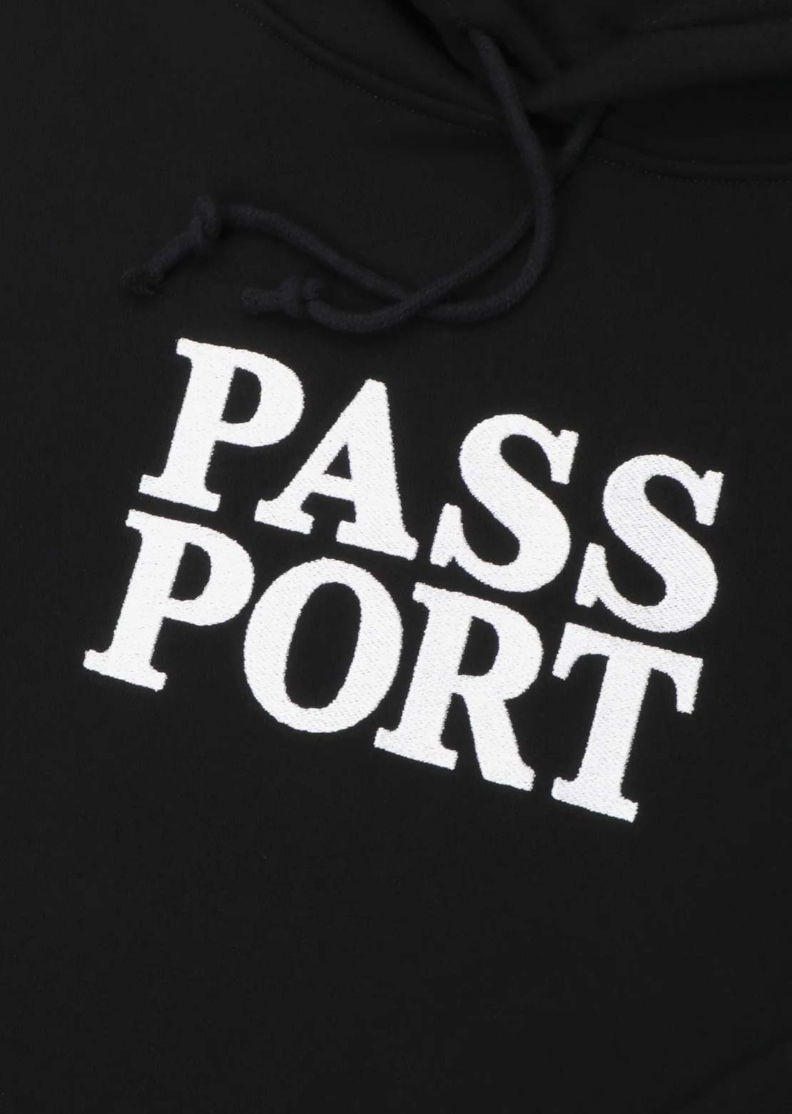 Pass-Port Men's Official Stacked Hood Black