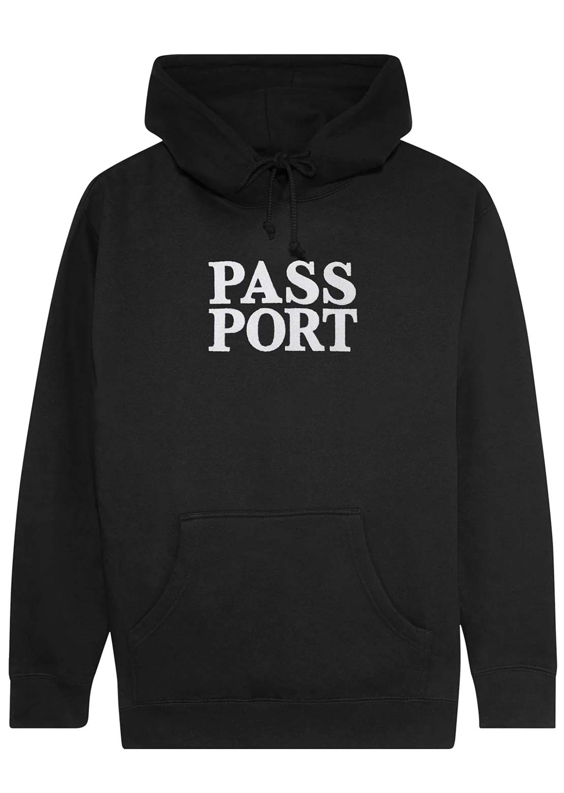 Pass-Port Men's Official Stacked Hood Black