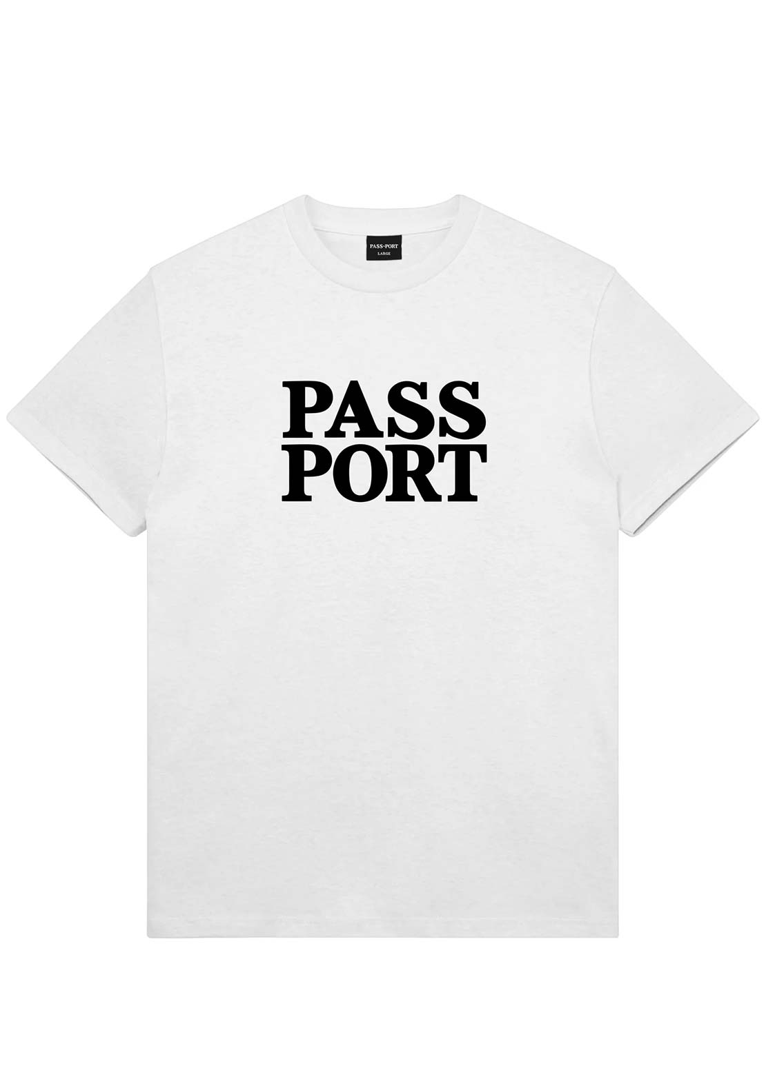Pass-Port Men's Official Stacked T-Shirt White