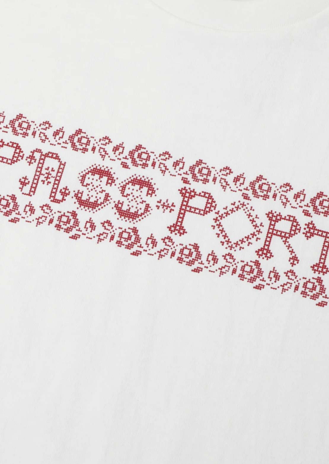 Pass-Port Men's Rosary T-Shirt White