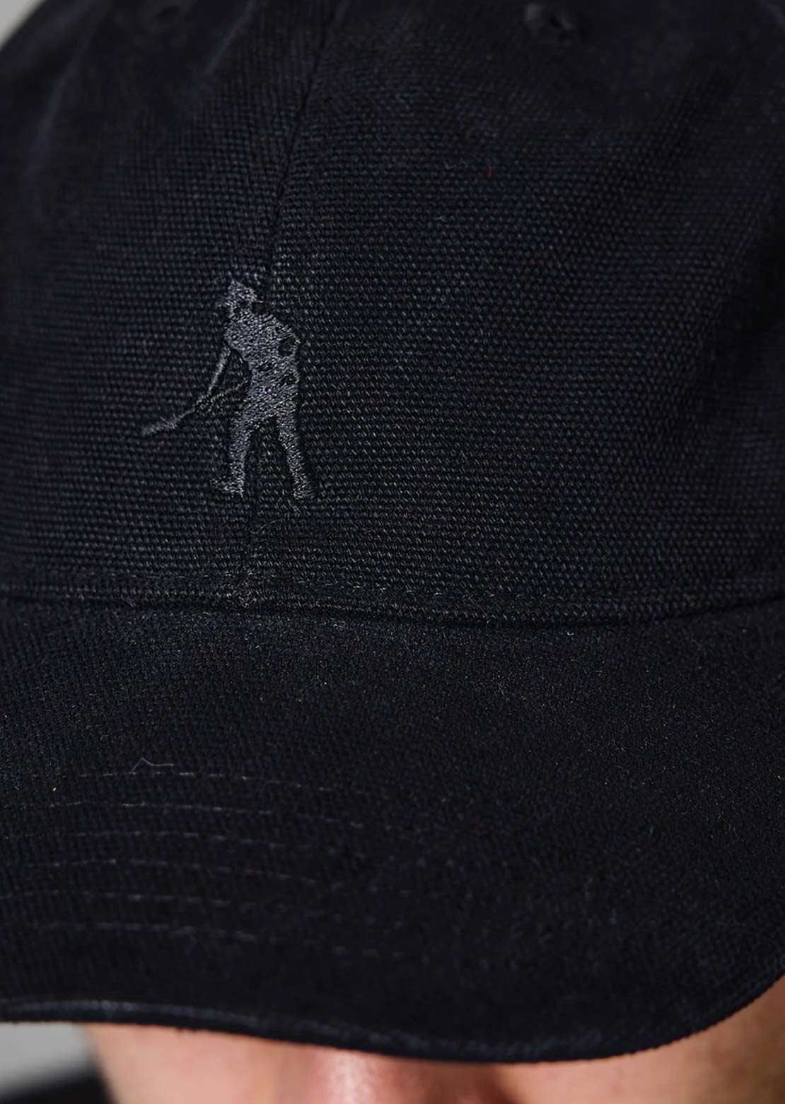 Pass-Port Men's Solid Leagues Cap Washed Black